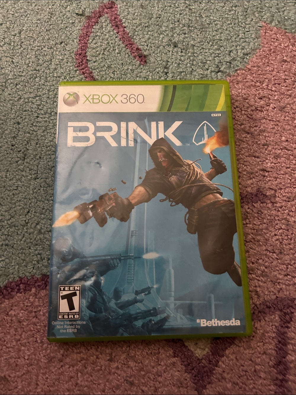 Microsoft Xbox 360 Brink Video Game - Blue Cover